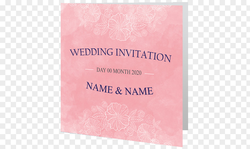 PINK WEDDING INVITATION Wedding Invitation Weddingcardsdirect.ie RSVP Envelope PNG