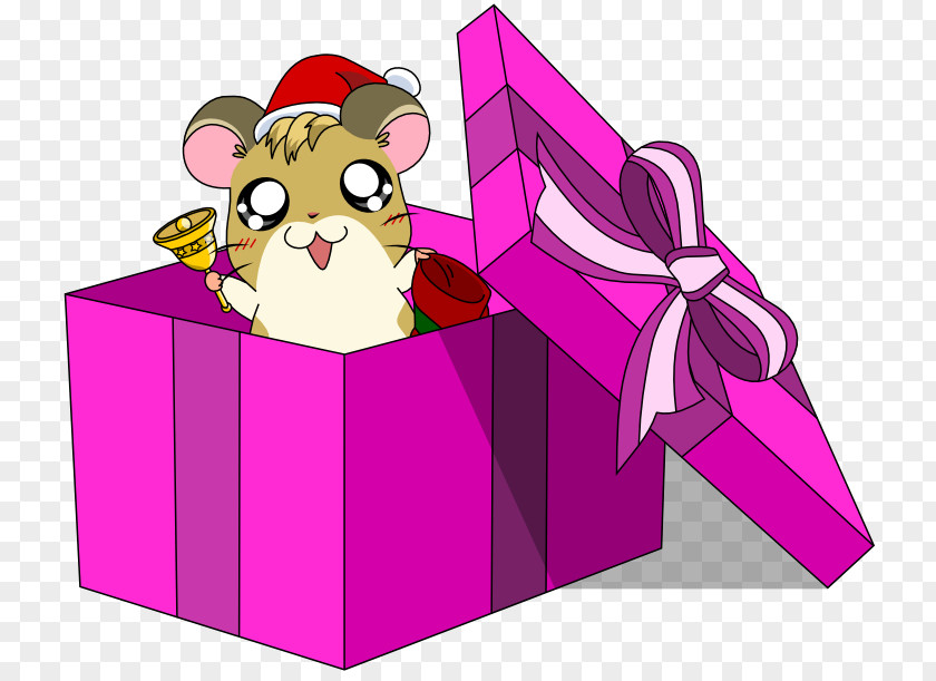 Small Hamster Gift Character Animal Clip Art PNG