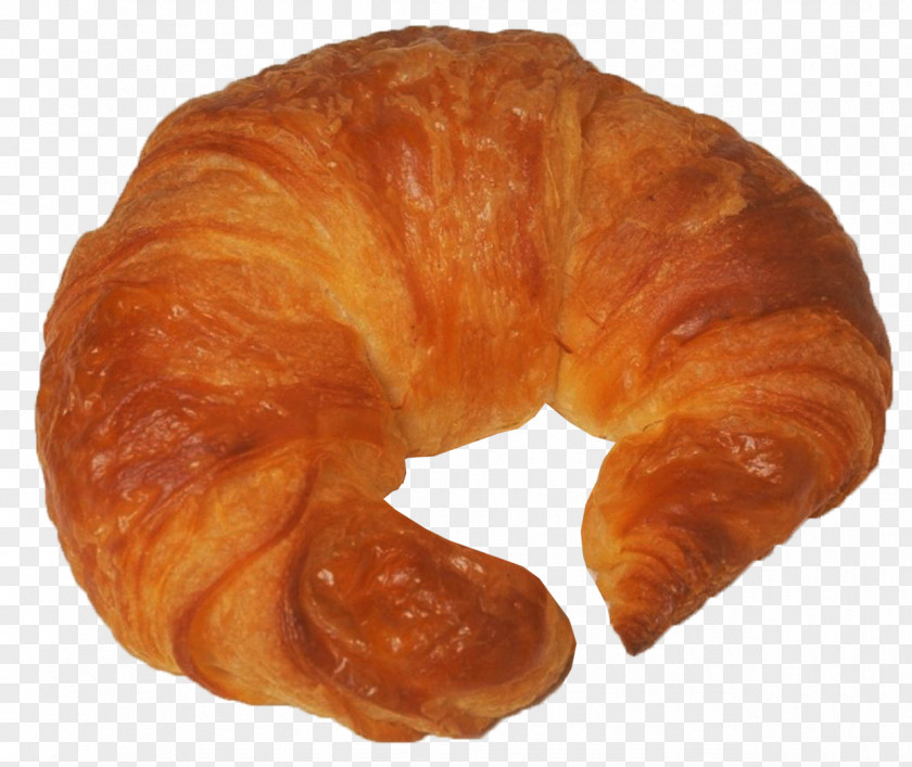 Stylish Croissant Information Clip Art PNG