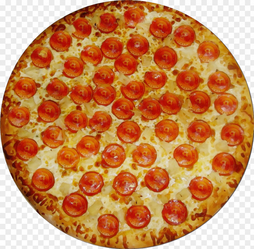 Tableware Dishware Pepperoni Junk Food Pizza Plate Sausage PNG