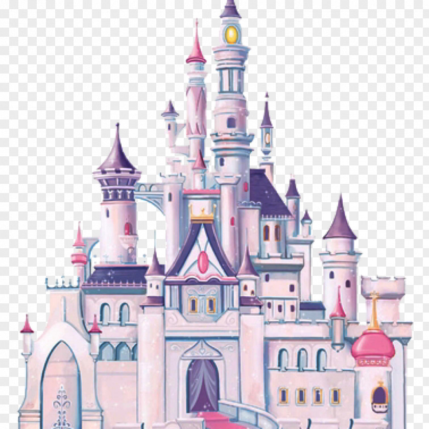 Disney Princess Wall Decal Cinderella Castle Wallpaper PNG