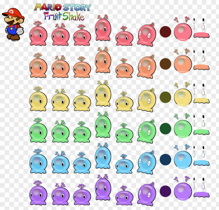 Fruit Milkshake Super Mario Sunshine Paper Mario: Sticker Star Art Nintendo PNG