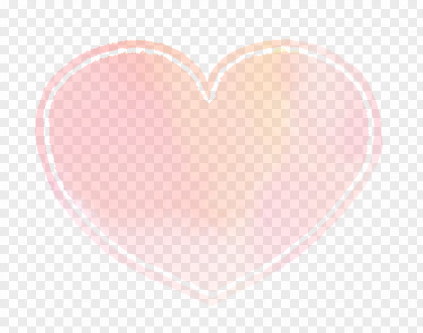 Hand-painted Watercolor Heart. PNG