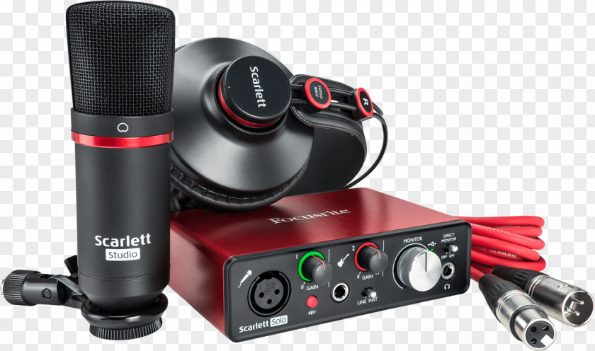 Microphone Focusrite Recording Studio Sound And Reproduction Music PNG studio and Music, mic clipart PNG