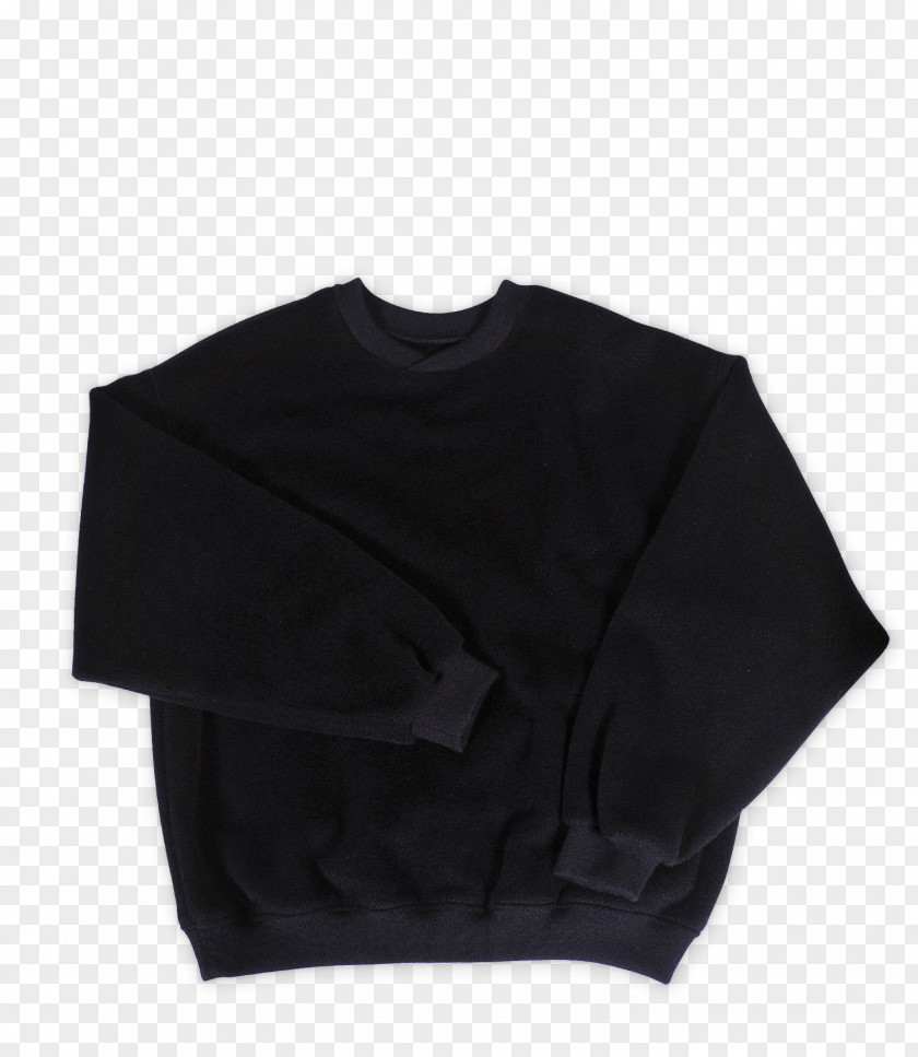 Pullover Sleeve Shoulder Outerwear Black M PNG
