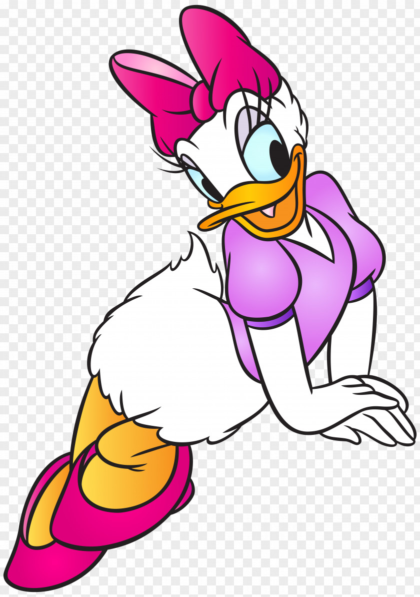 Daisy Duck Free Clip Art Image Donald Minnie Mouse Mickey Huey, Dewey And Louie PNG