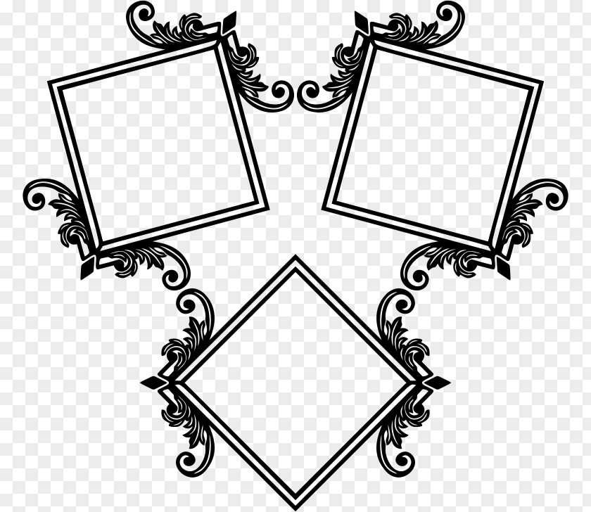 Design Picture Frames Icon Black And White PNG