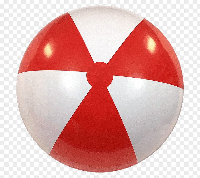 Giant Beach Ball 48 Product Design Sphere RED.M PNG