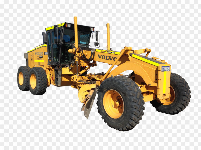 Motor Grader Tractor Machine Vehicle AB Volvo PNG