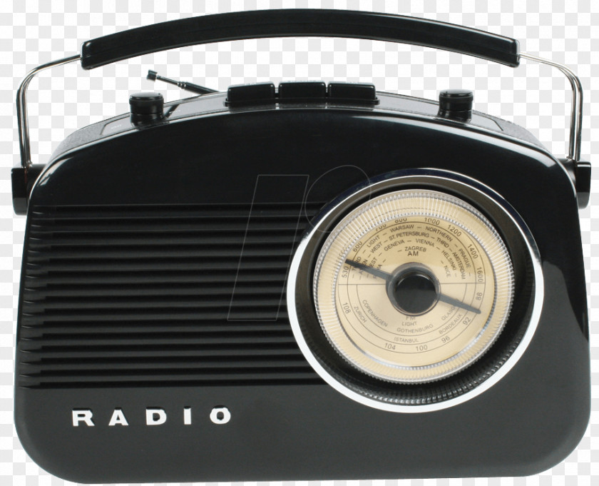 Radio Antique FM Broadcasting AM Transistor PNG