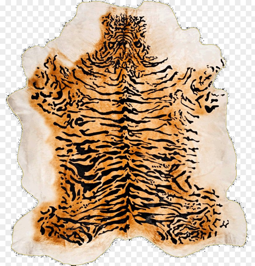 Watercolor Tiger Carpet Cowhide Tibetan Rug Tigerfell Heriz PNG