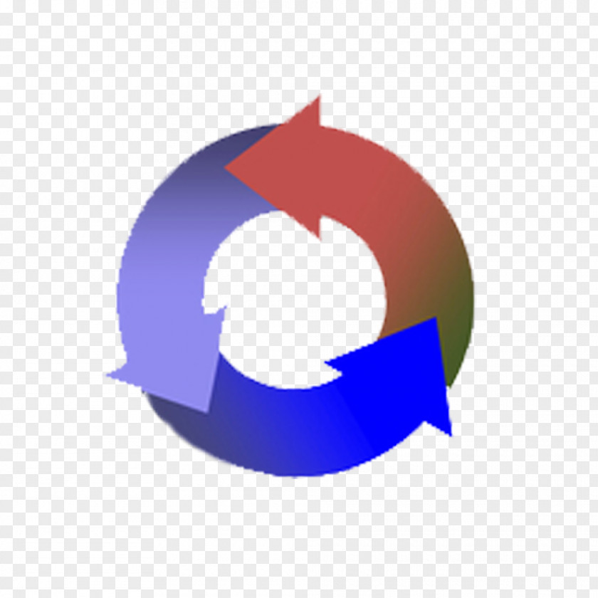 Annular Gradient Arrow PNG