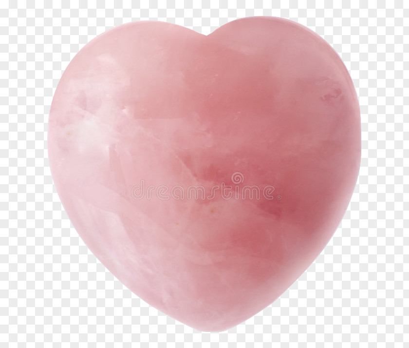 Chakra Rose Quartz Crystal Mineral Heart PNG