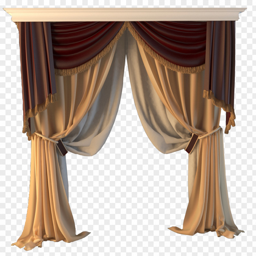 Dubai Window Treatment Curtain Drapery PNG