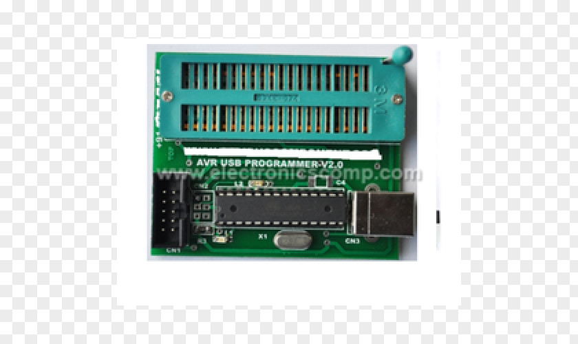 Programmer Microcontroller Hardware ROM Flash Memory Electrical Network PNG