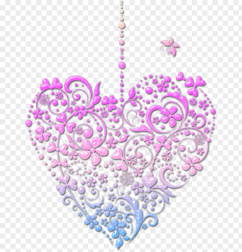 Visual Arts Pink M Heart PNG