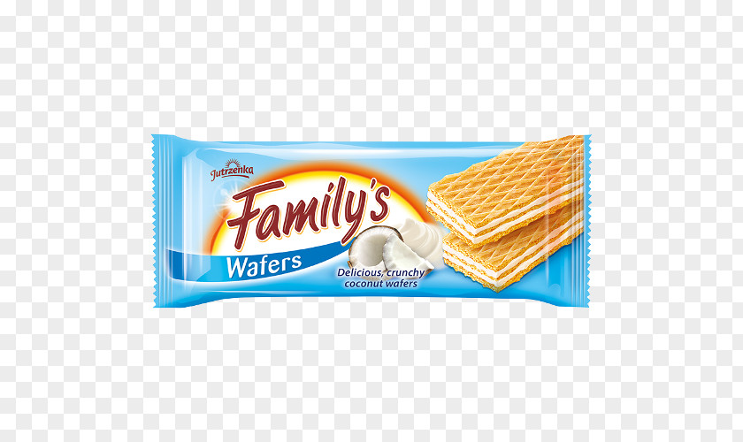 Wafer Coconut Waffle Cream Flavor PNG