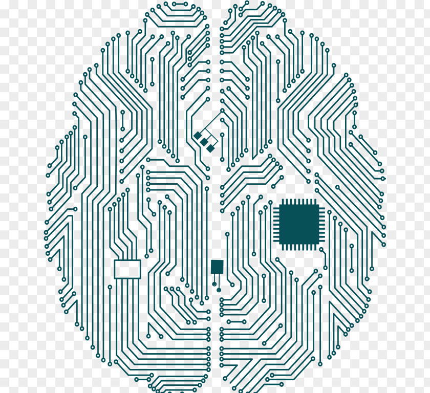 Brain Electronic Circuit Integrated Circuits & Chips Printed Board PNG