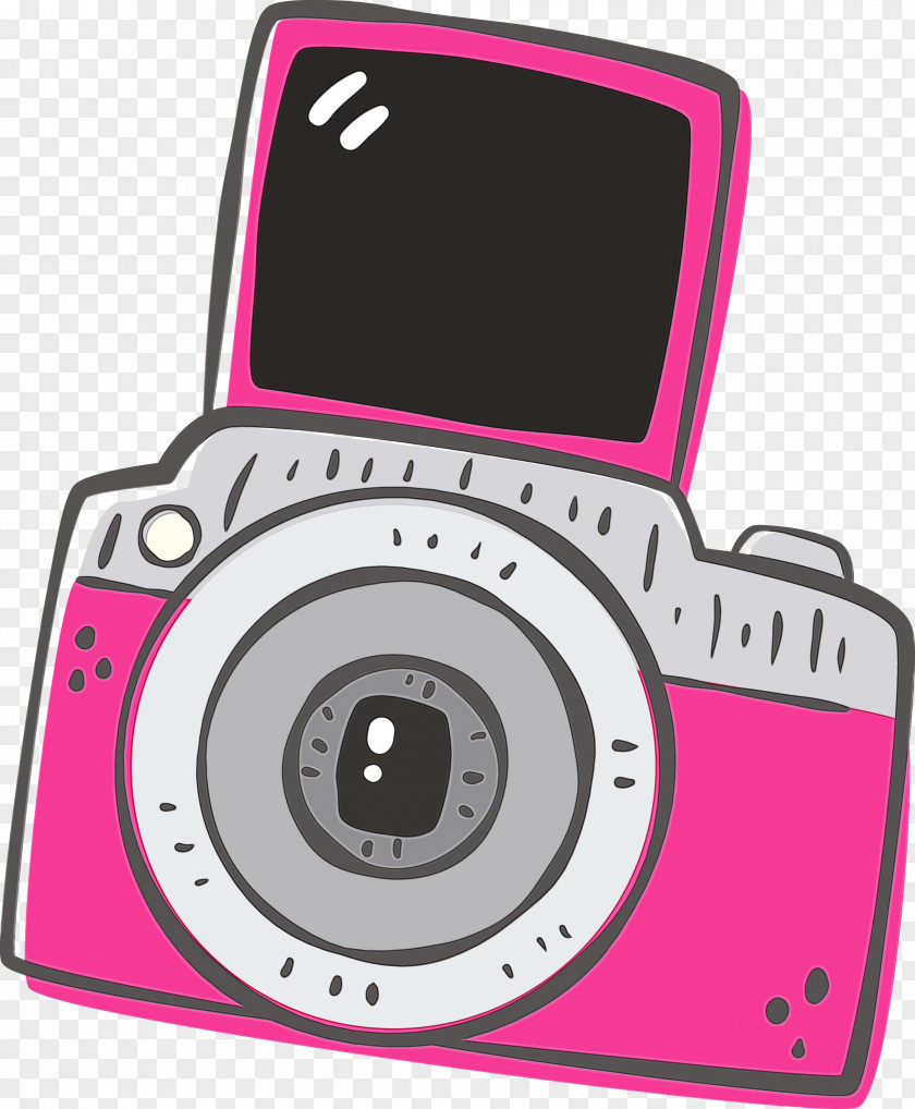 Digital Camera Pattern Pink M Font PNG
