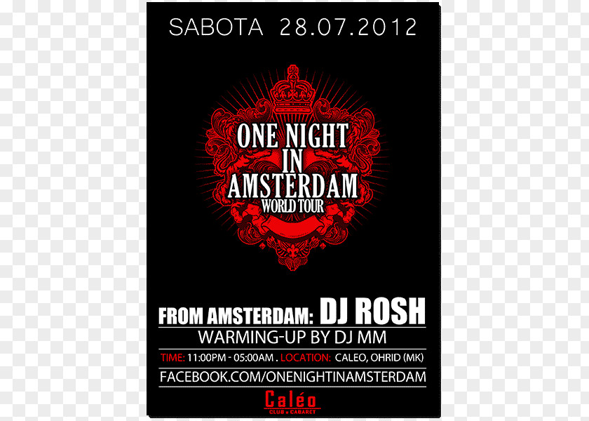 Dj Night Logo Label Amsterdam Font PNG