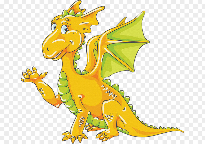 Dragon Yellow Clip Art PNG