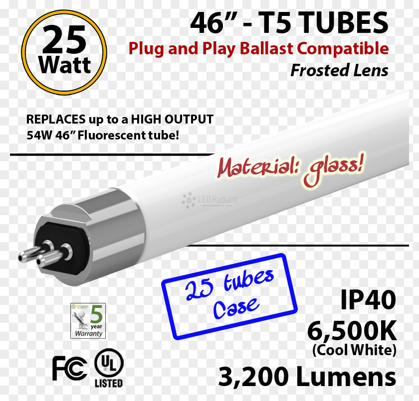 Light Light-emitting Diode LED Tube Lighting Lumen PNG