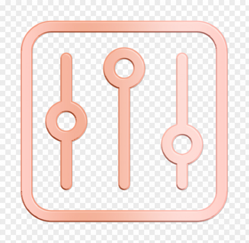 Music Control Settings Button Icon PNG