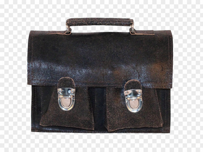 Schoolbag Briefcase Leather Handbag Metal PNG