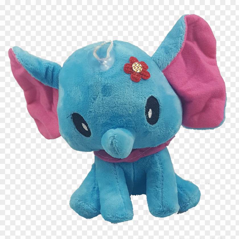 TOY ELEPHANT Plush Stuffed Animals & Cuddly Toys Textile Turquoise PNG