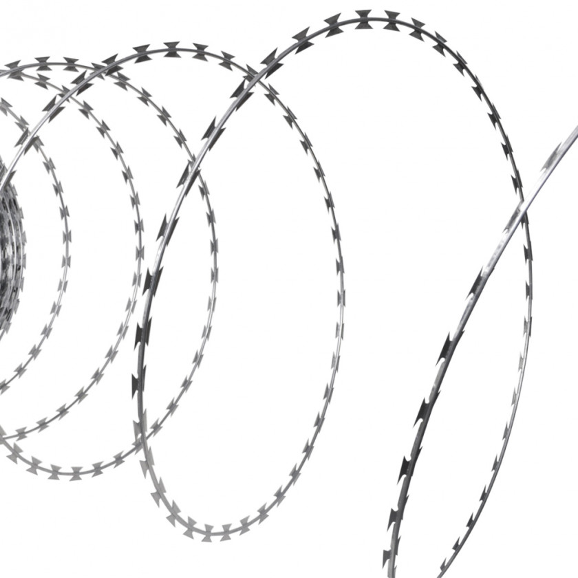 Barbwire Barbed Tape Galvanization Wire Concertina PNG