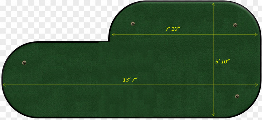 Golf Putt Putter Roll-off Lawn Bentgrass Rectangle PNG
