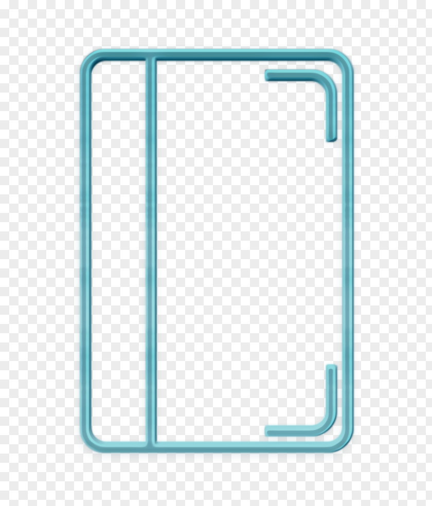 Rectangle Shopping Icon Book Outline Red PNG
