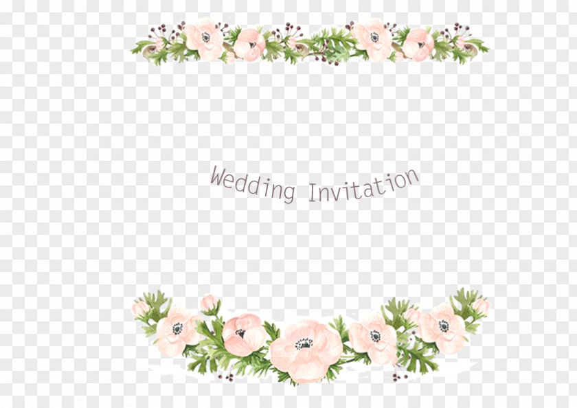 Wedding Decoration Invitation Floral Design Flower Wreath PNG