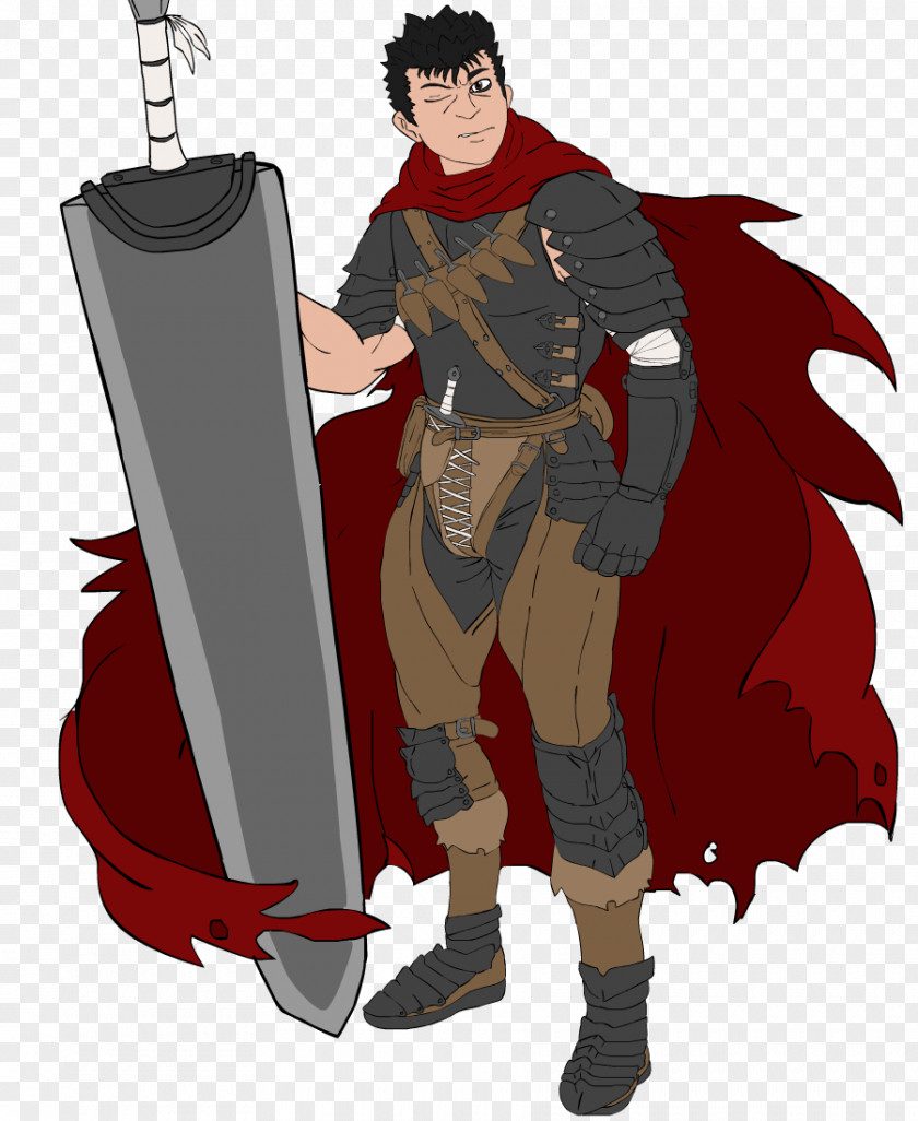 Cartoon Costume Design Guts Character PNG