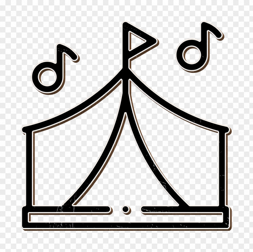 Stage Icon Music Festival Tent PNG