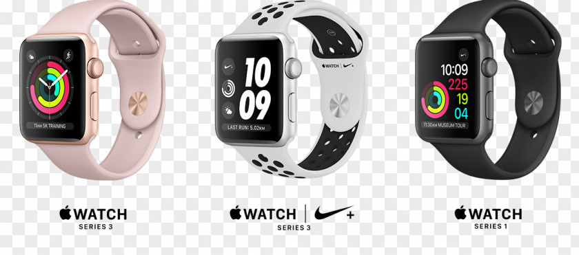 Apple Watch Series 1 3 2 Nike+ PNG