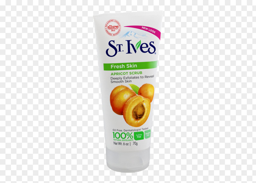 Face Scrub St. Ives Fresh Skin Apricot Exfoliation Green Tea Blackhead Clearing St Blemish Control Lotion PNG