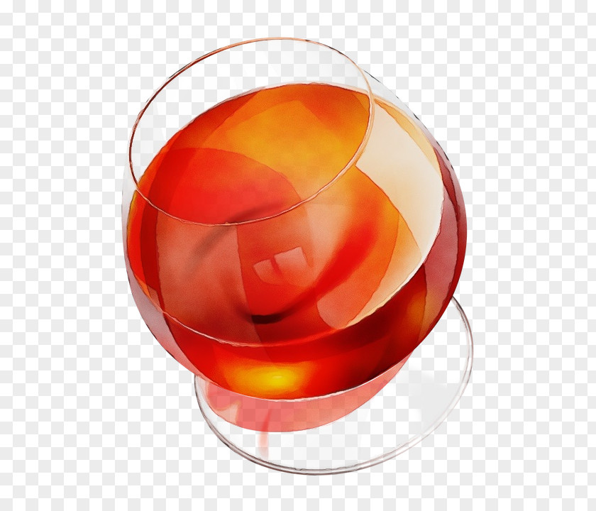 Glass Sphere Orange PNG