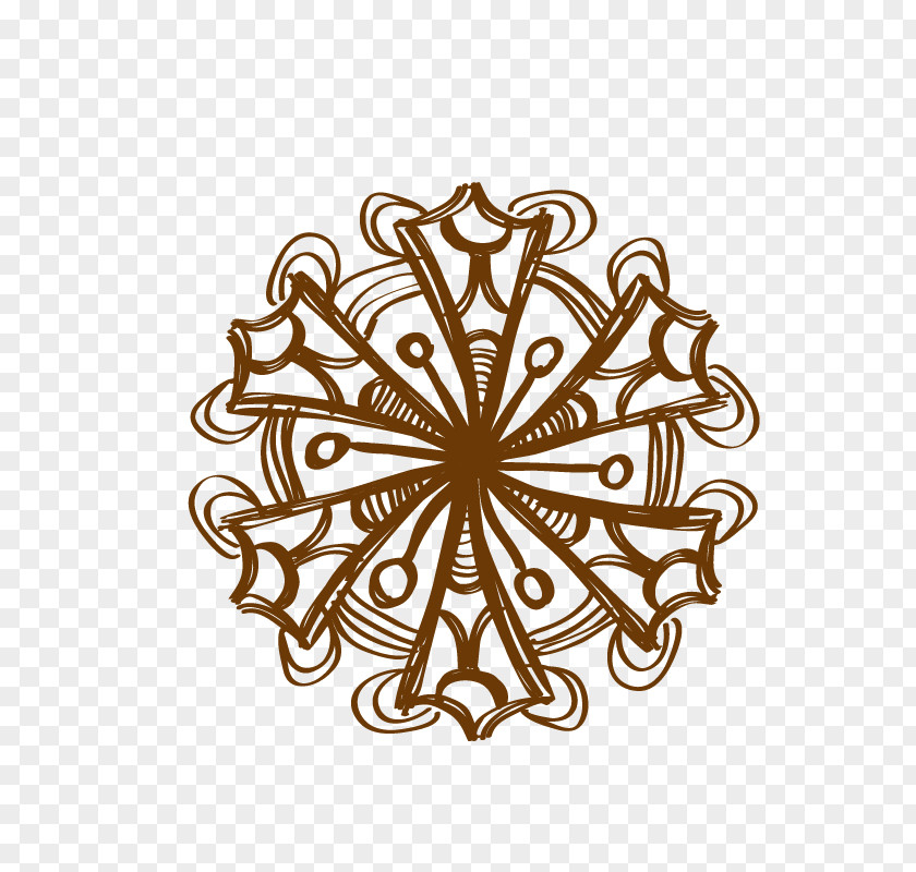 Snowflake Pattern Symmetry Visual Arts Line Product PNG