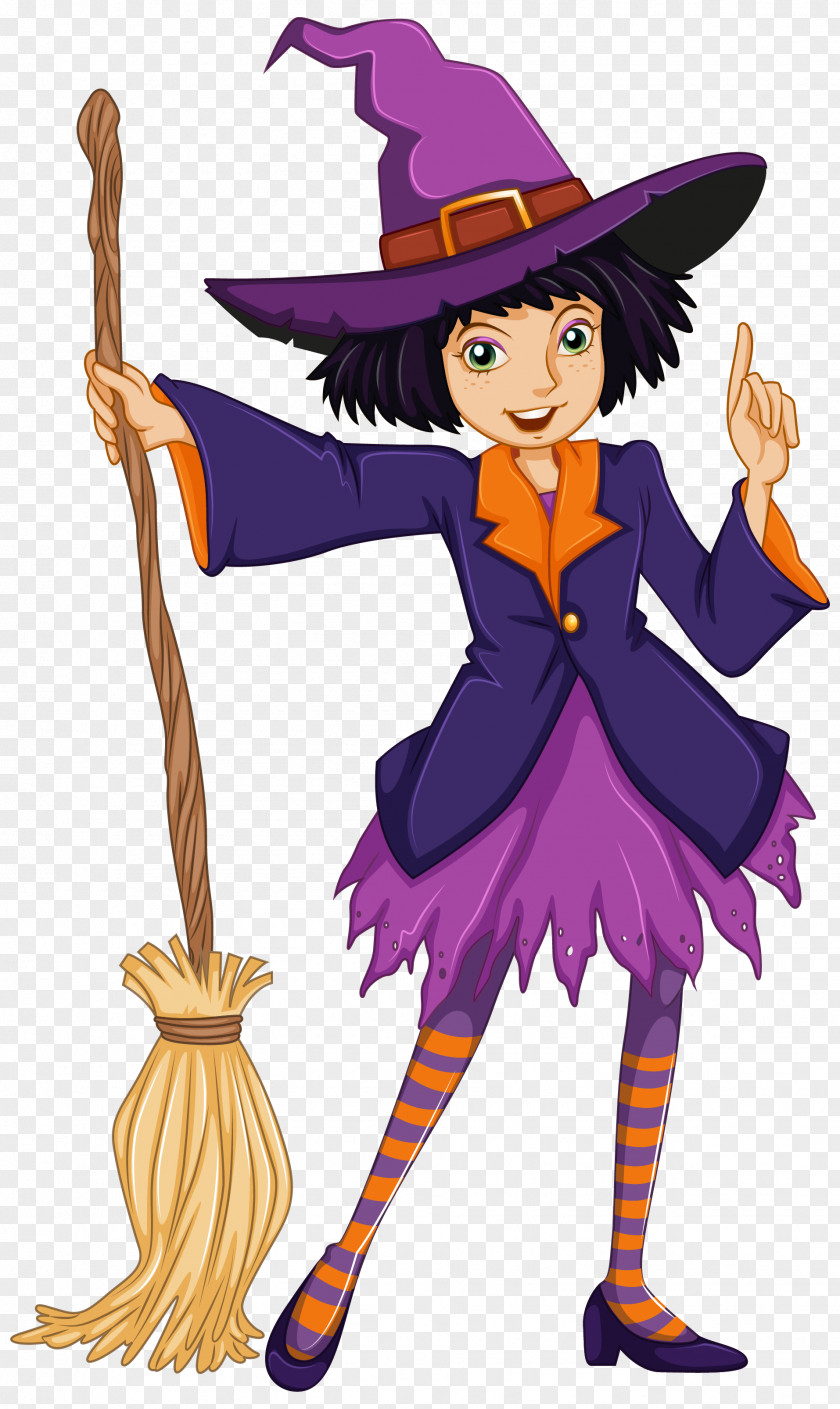 Witch Book Clip Art PNG