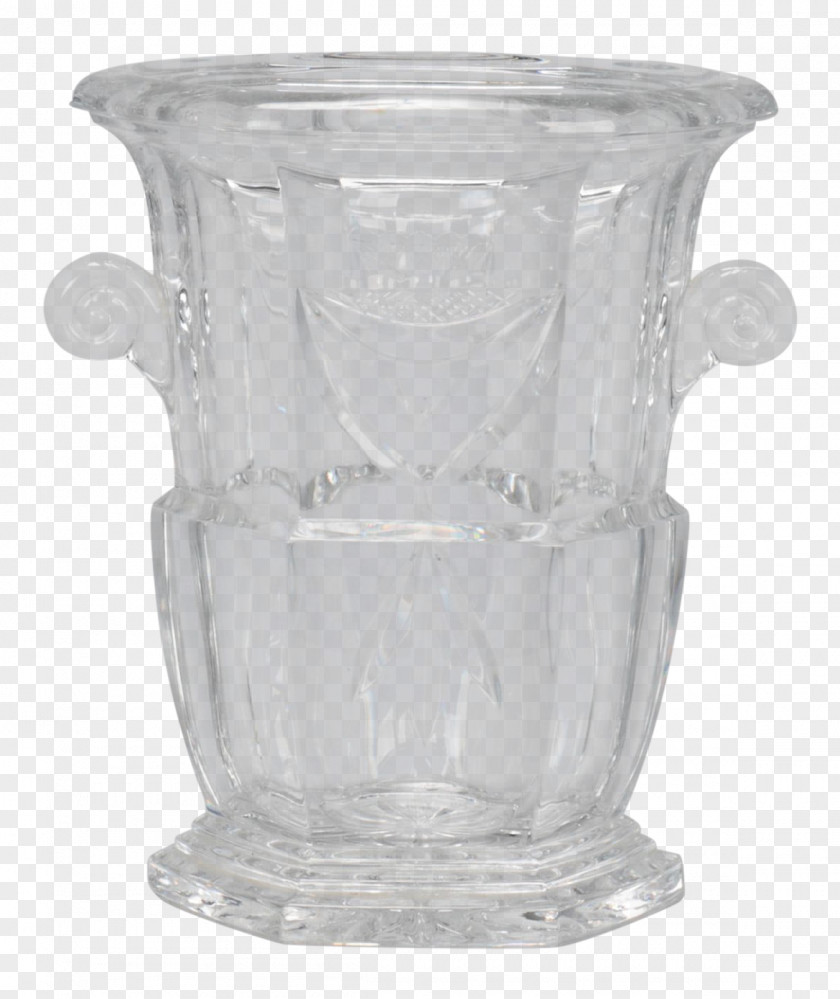 20th Century Glass Baccarat Vase Tear Sheet PNG