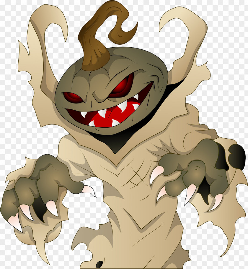 Ghost Halloween Pumpkin Monster Jack-o'-lantern Clip Art PNG
