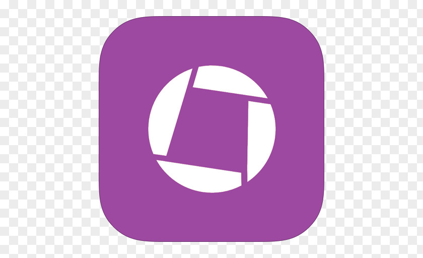 MetroUI Google Picasa Alt Angle Purple Symbol PNG