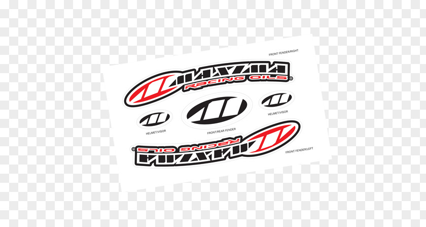 Motocross Race Promotion Sticker Motorcycle Label Decal Brand PNG