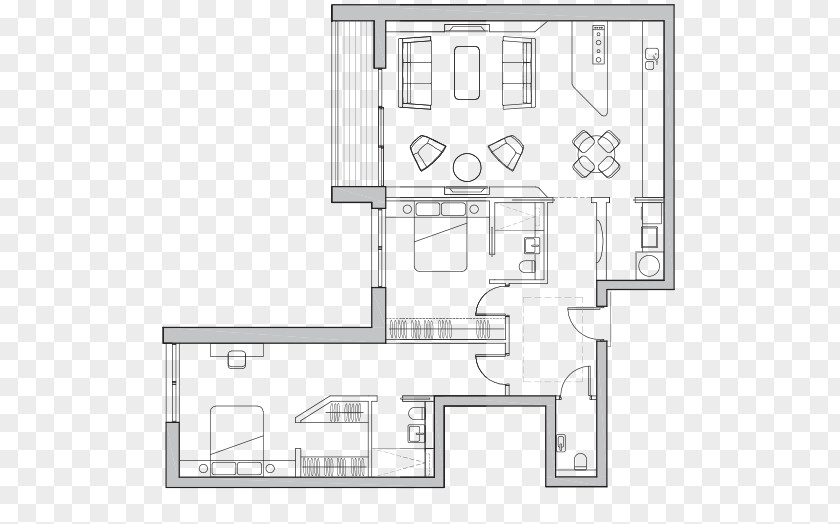 Tree Floor Plan Crosstrees Architecture Apartment House PNG