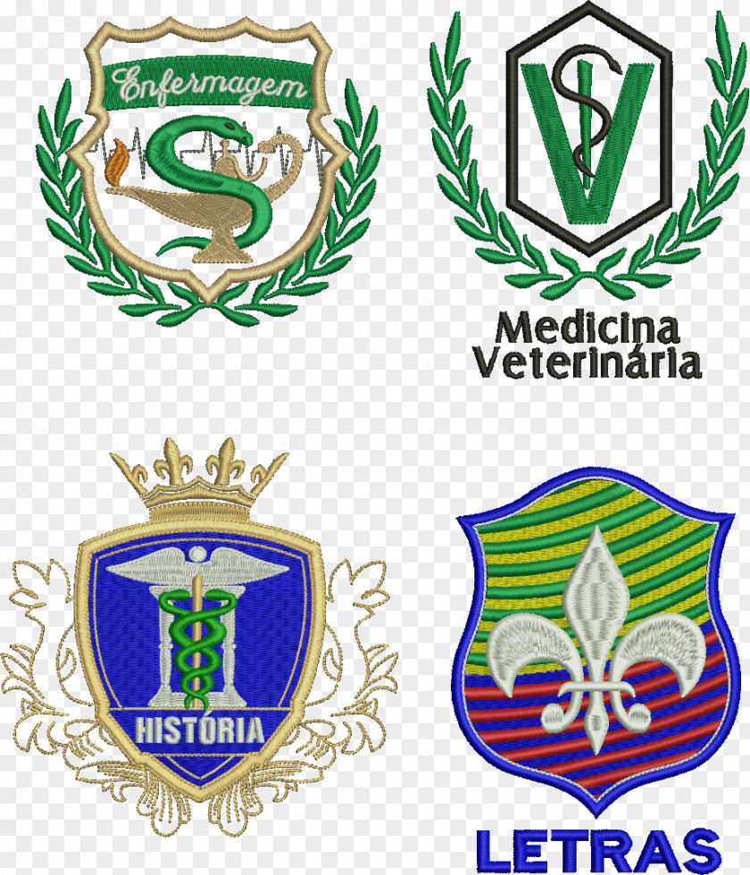 Aula Badge Coat Of Arms Veterinary Medicine Logo Embroidery PNG