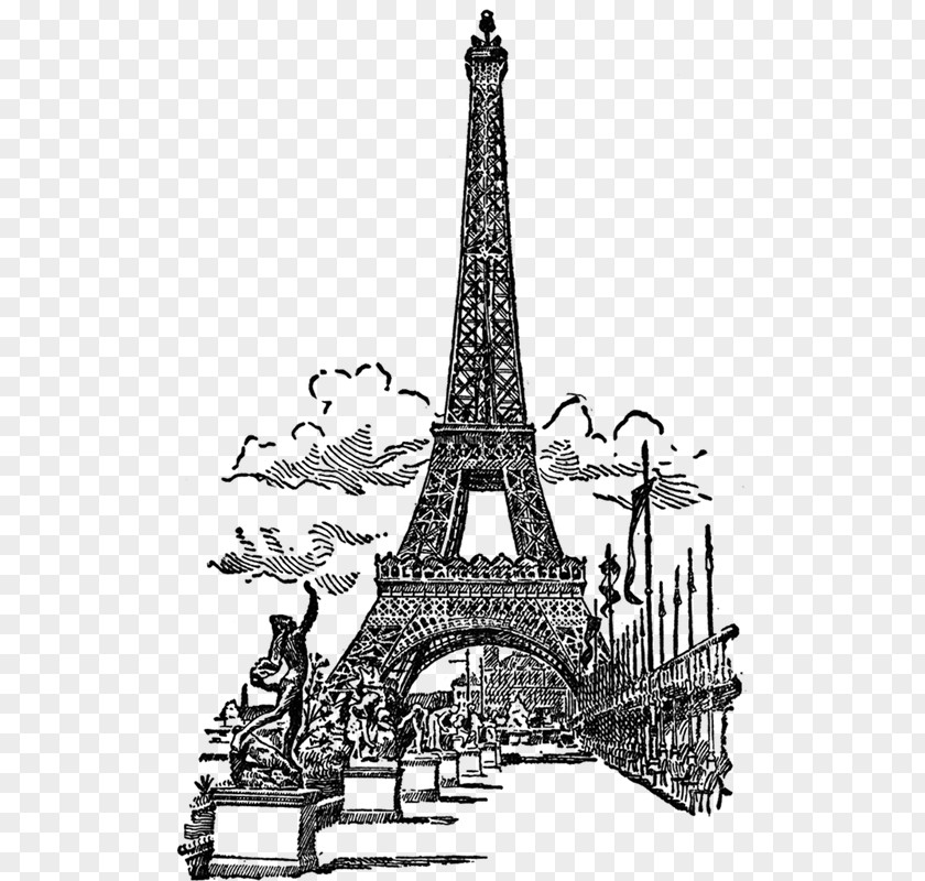 Monuments Eiffel Tower Drawing Clip Art PNG
