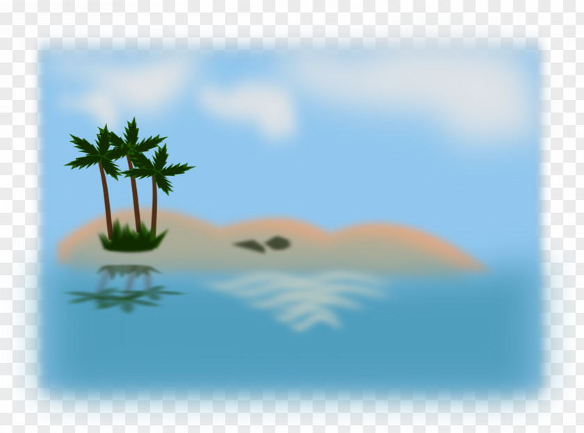 Palm Trees Desktop Wallpaper Ocean Sea Clip Art PNG
