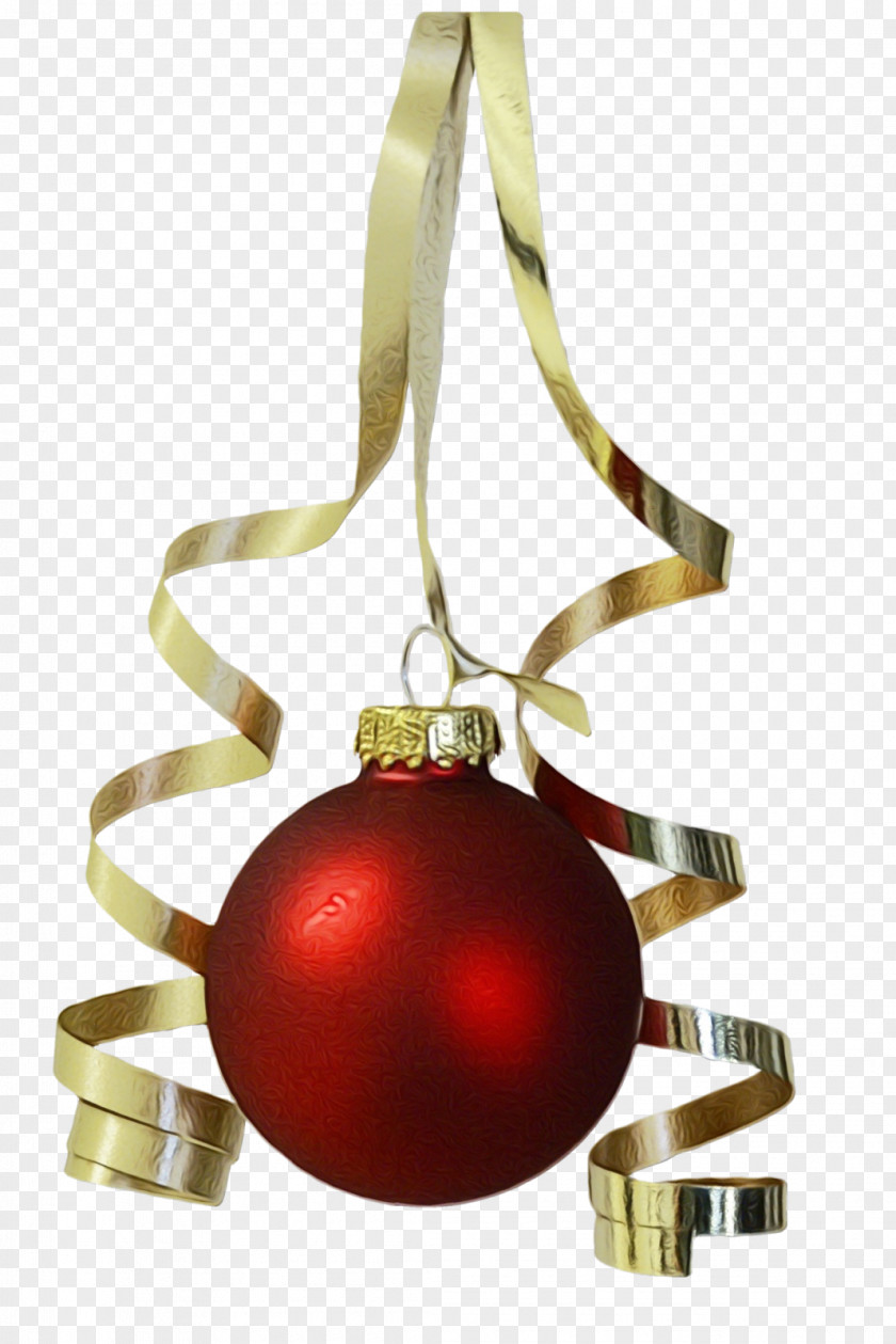 Silver Sphere Red Christmas Ball PNG