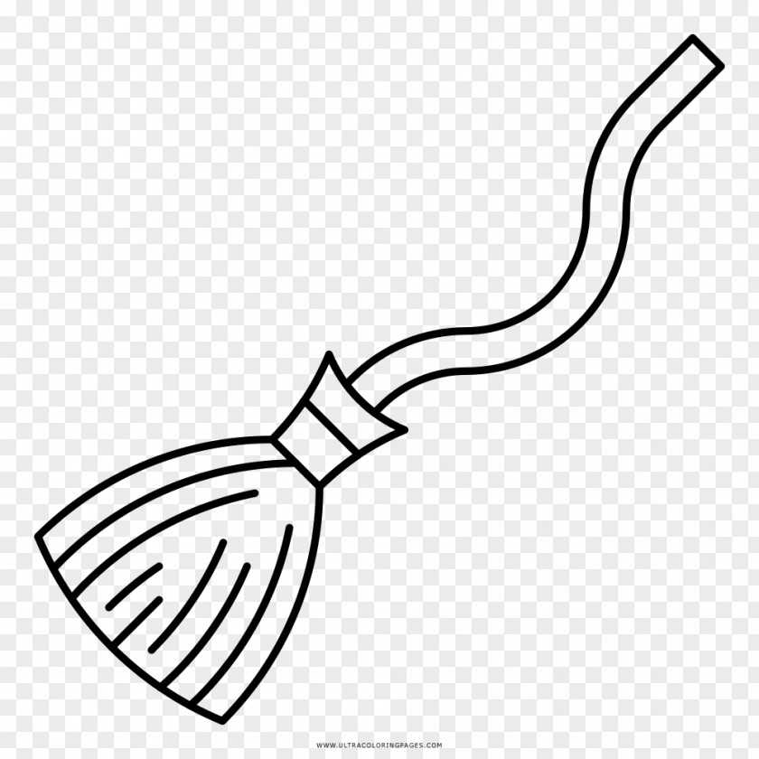 Witch Drawing Black And White Clip Art PNG